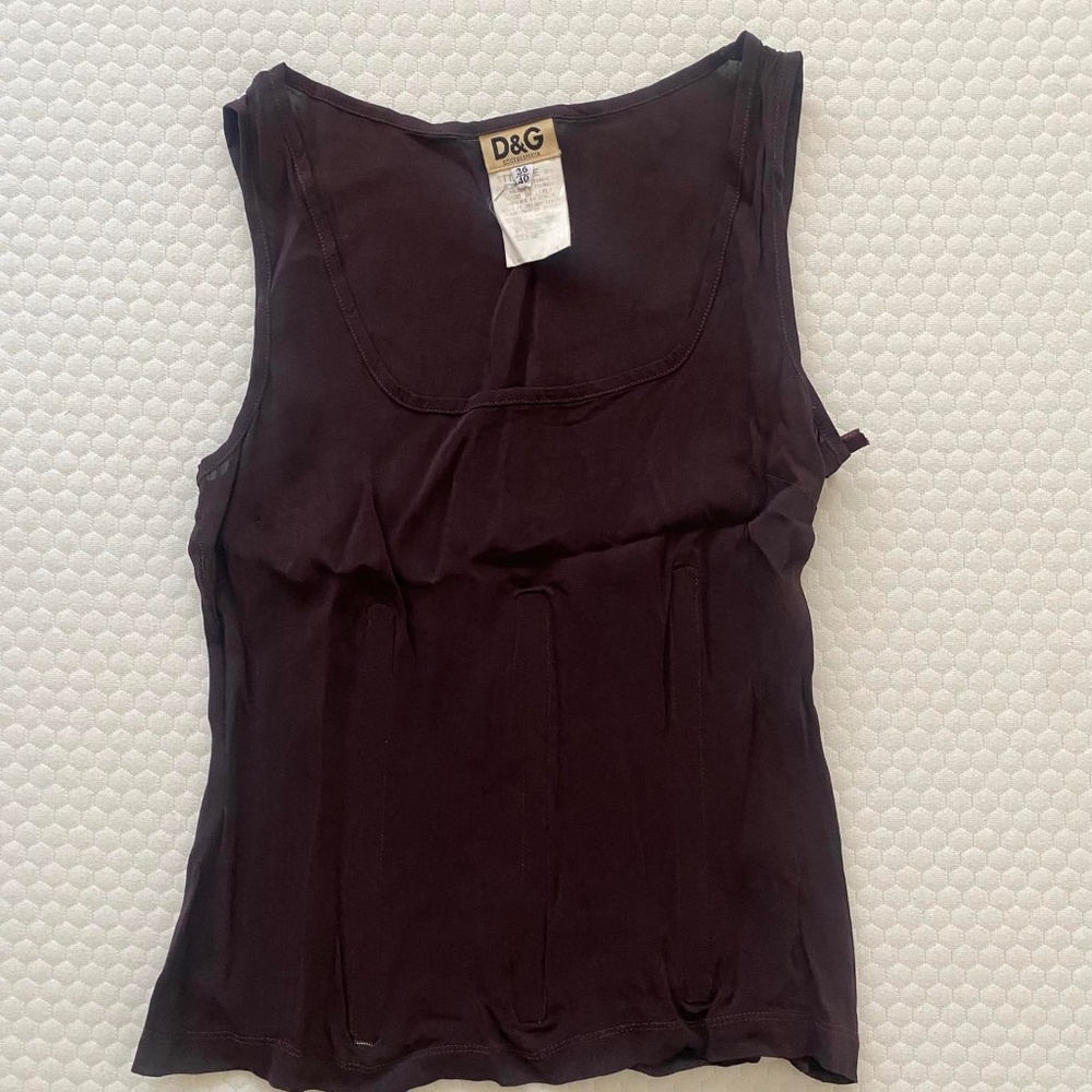 Vintage D&G sheer corset top